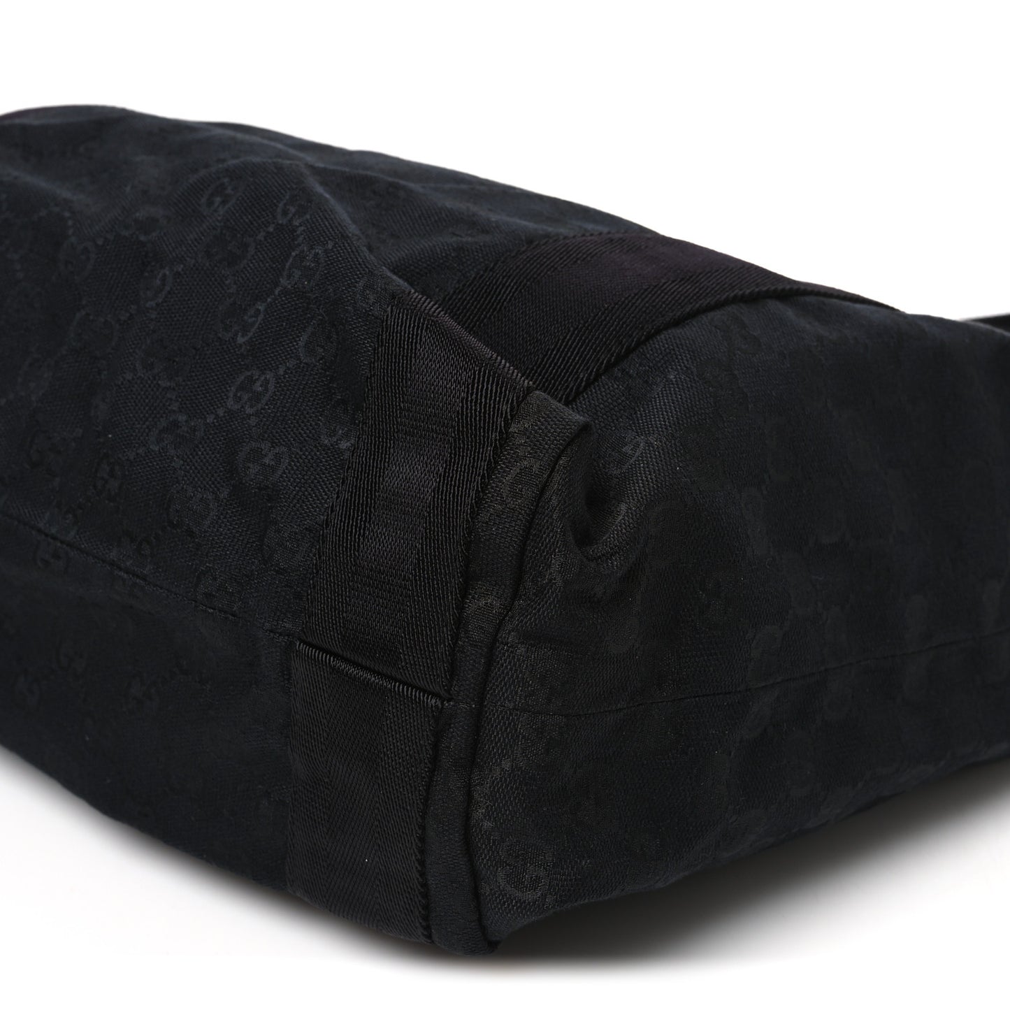 GG Monogram Medium Handle Vertical Tote Black
