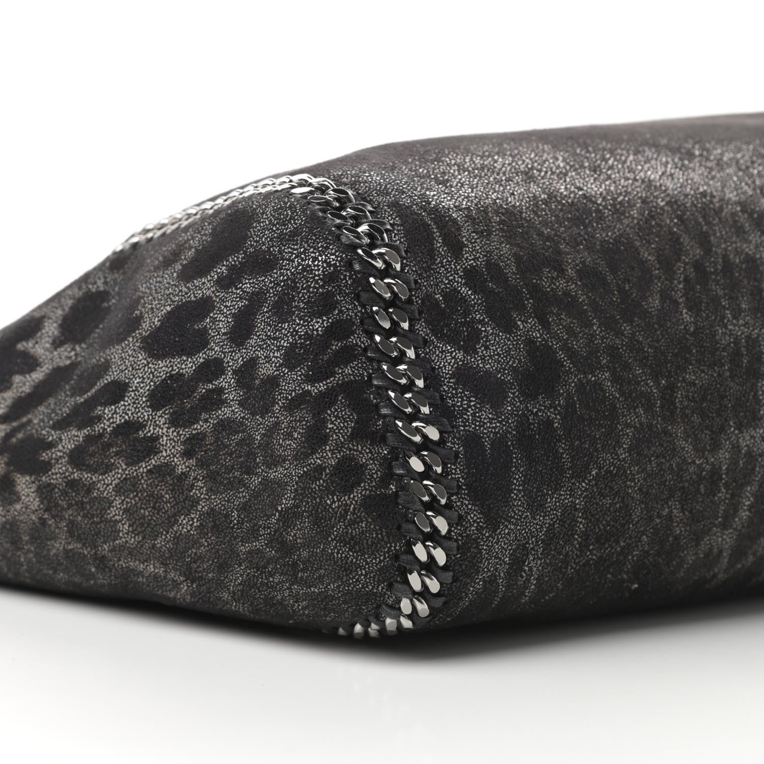 Stella McCartney Leopard Shaggy Deer Falabella Reversible Tote Grey 10 of 12