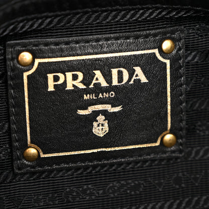 Prada Vitello Daino Shoulder Bag Black 6 of 14