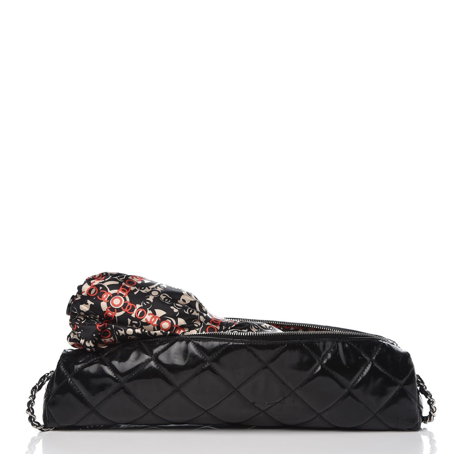 CC Umbrella with Patent Quilted Carrier Black