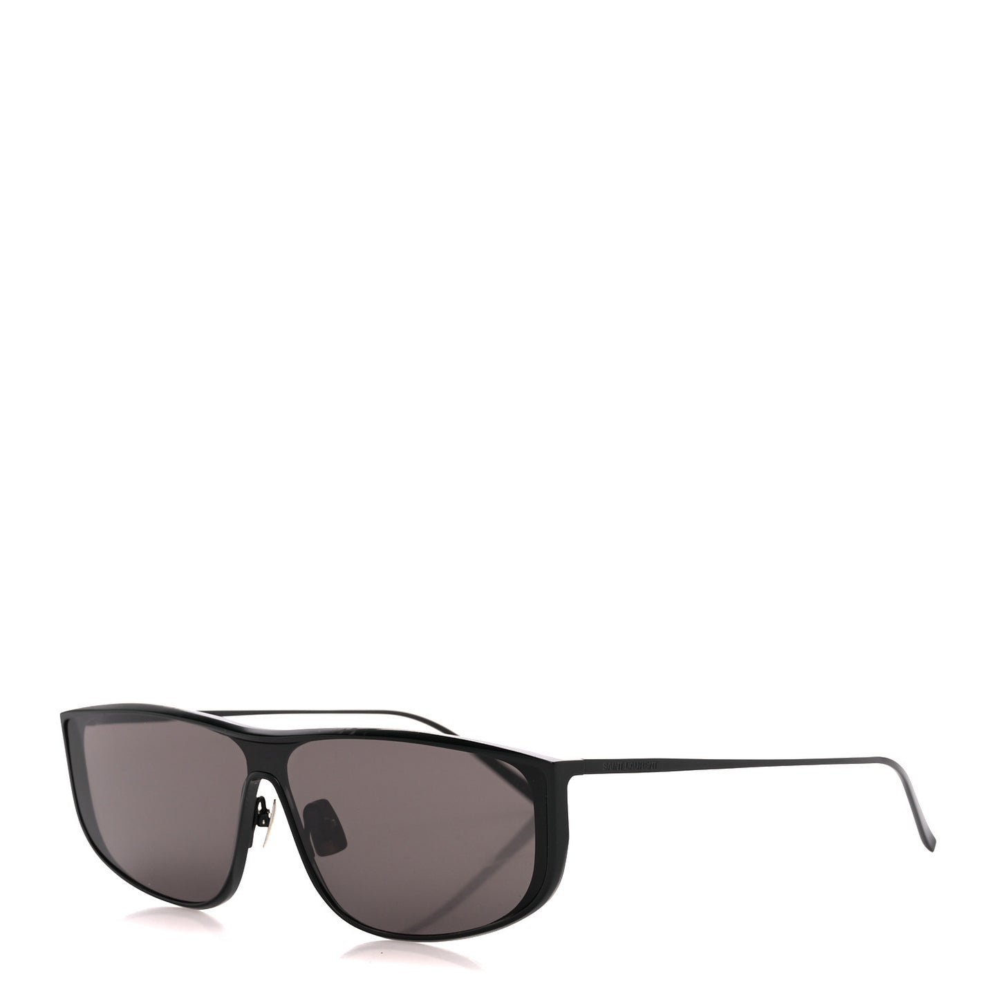 Metal Rectangular Luna Sunglasses SL605 Black