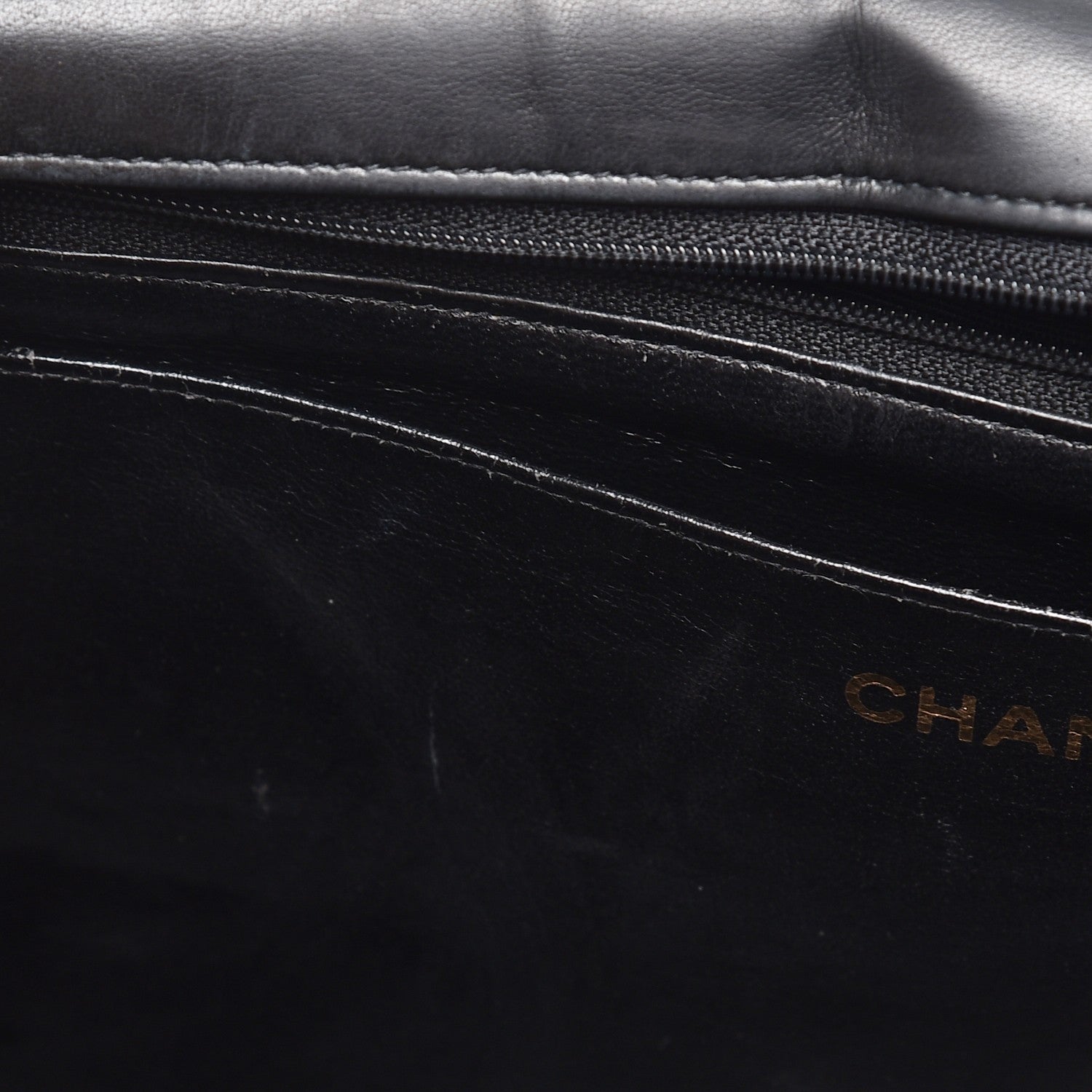 Chanel Lambskin Quilted Jumbo Single Flap Black 8 of 12