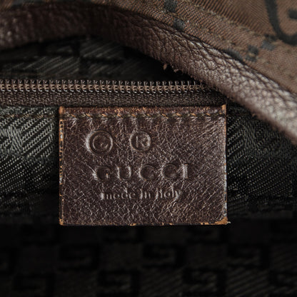 Gucci Nylon Monogram Large Hobo Brown 6 of 7