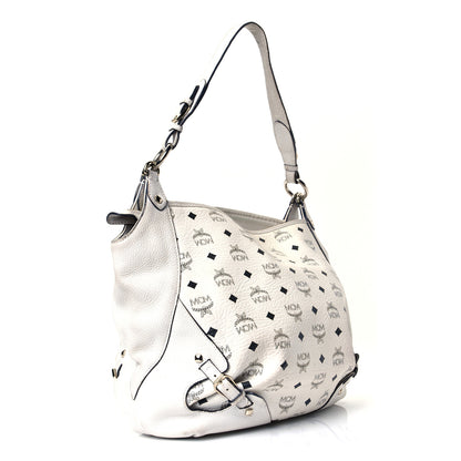 MCM Visetos Hobo White 2 of 4
