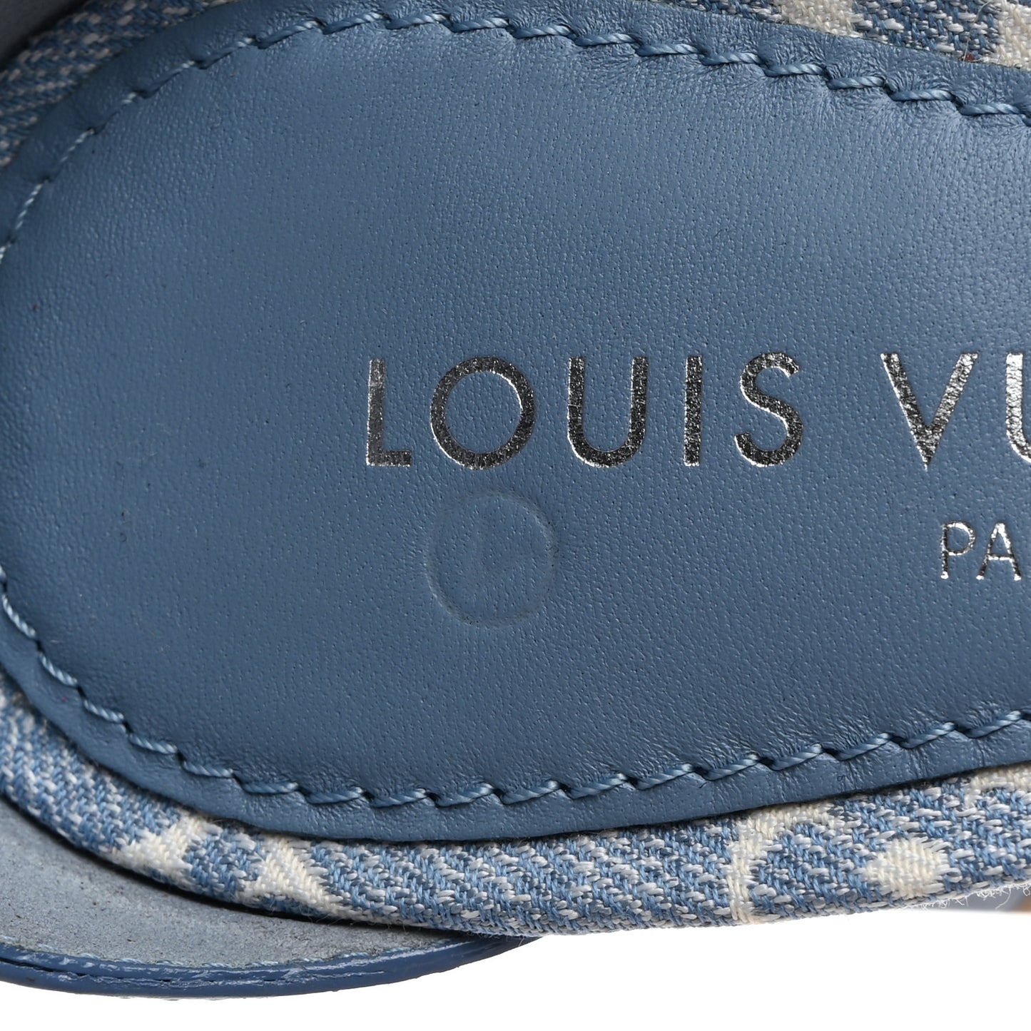 Monogram Denim Silhouette Sandals 41 Blue