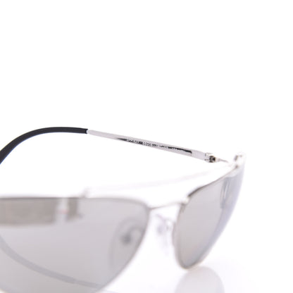 Prada Cat Eye Sunglasses SPR 62V Silver 5 of 7