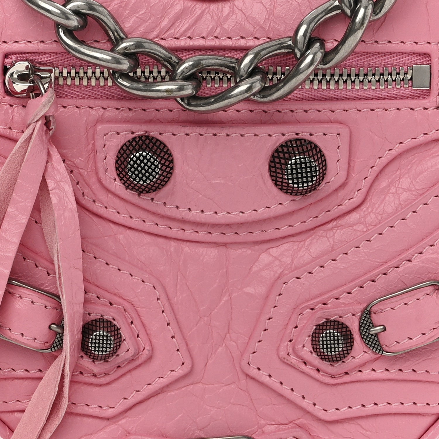 Balenciaga Agneau Arena Mini Le Cagole Heart Bag Sweet Pink 8 of 10