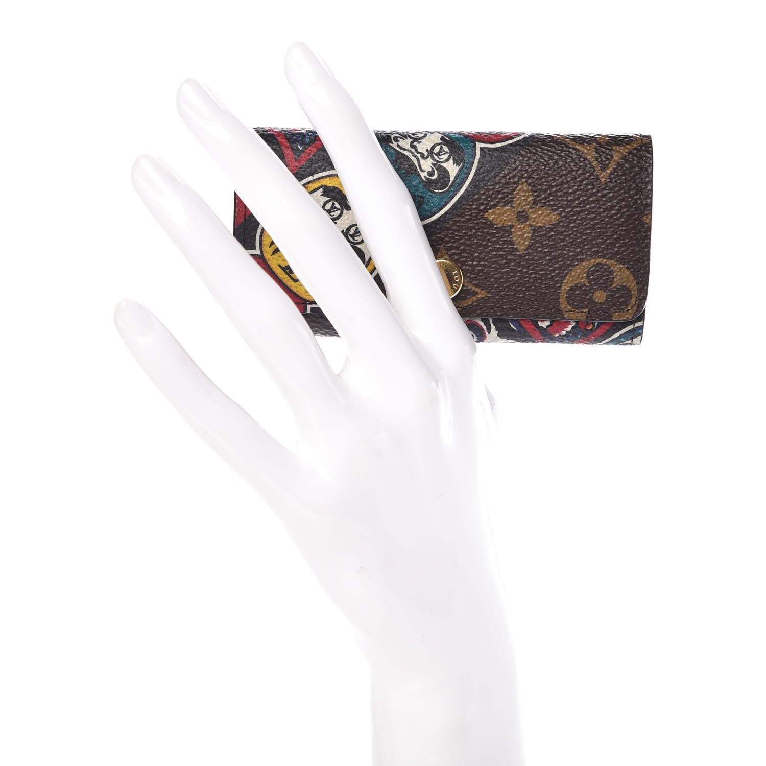 Louis Vuitton Monogram Kabuki 4 Key Multicles Holder 2 of 8