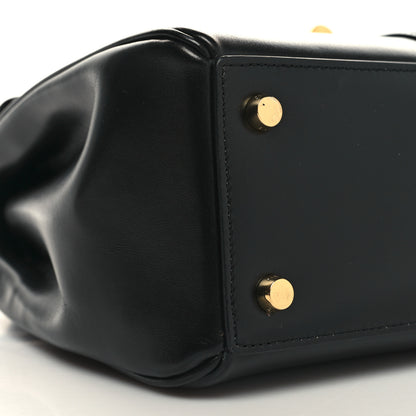Celine Satinated Calfskin Small 16 Top Handle Bag Black 10 of 11