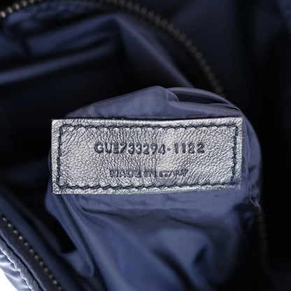 Saint Laurent Econyl Nylon Le 5 A 7 Hobo Navy 7 of 11