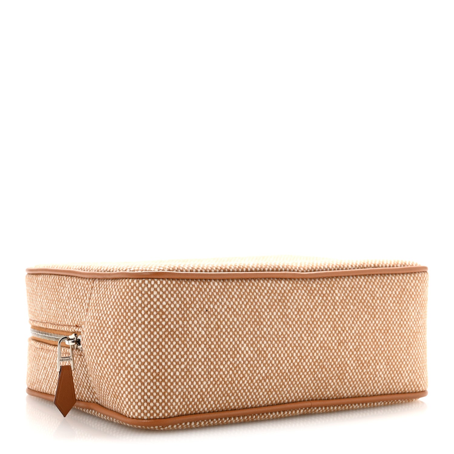 Hermes Merinos Wool Small Chapitre H Cavalier Case Seigle 4 of 6
