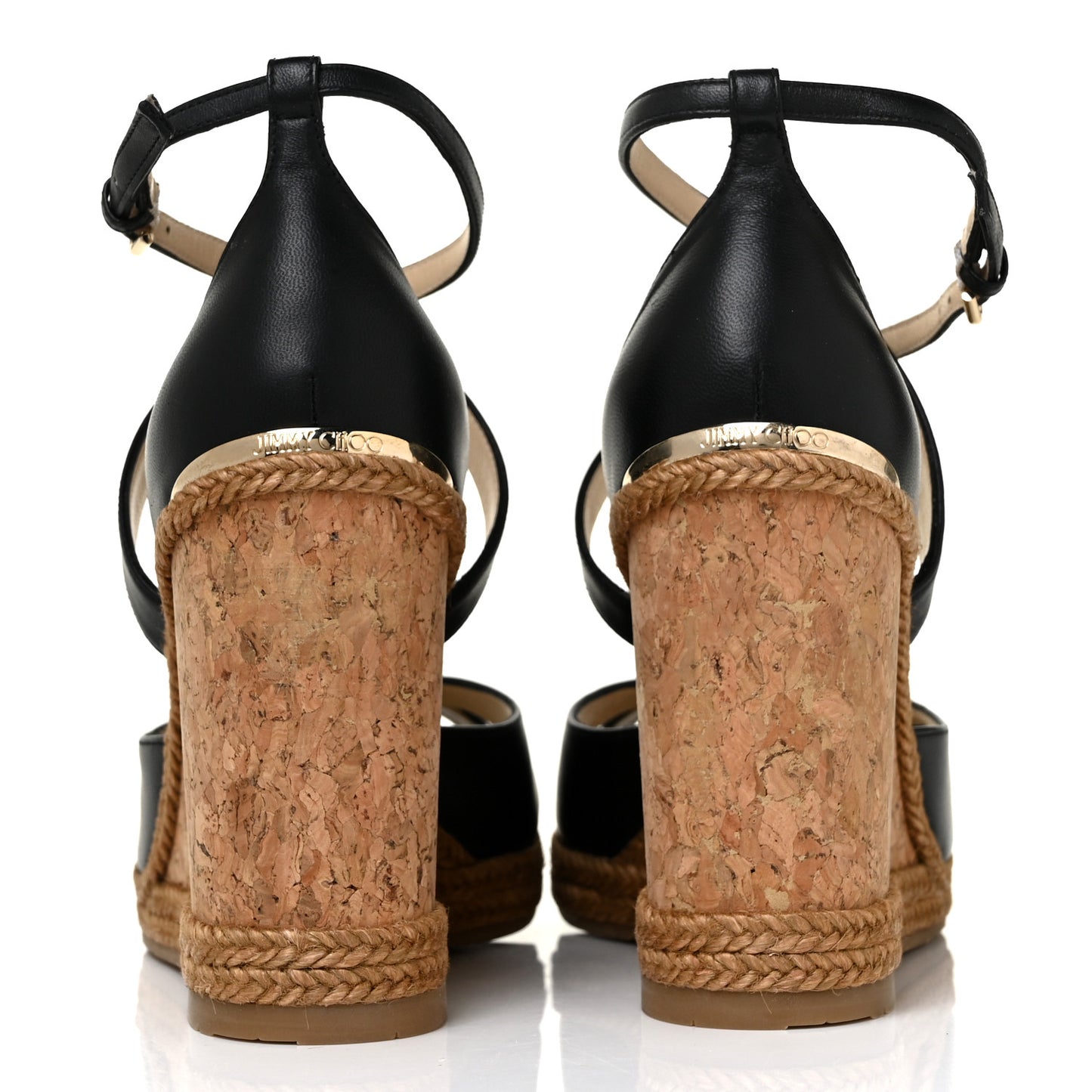 Nappa Rope Cork Alanah 105 Wedge 38.5 Black
