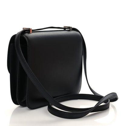 Hermes Veau Monsieur Lizard Constance 18 Black Ombre 3 of 9