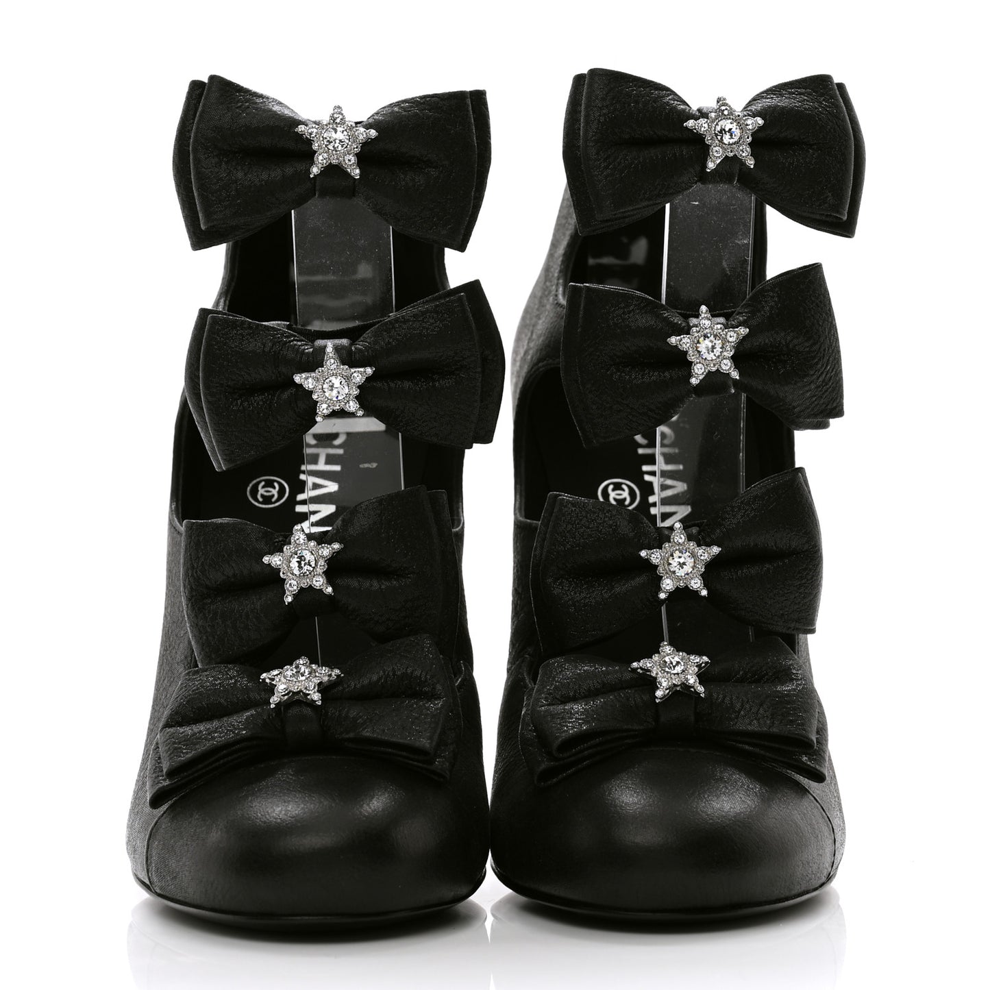 Buffalo Glitter Crystal Star Pumps 36.5 Black