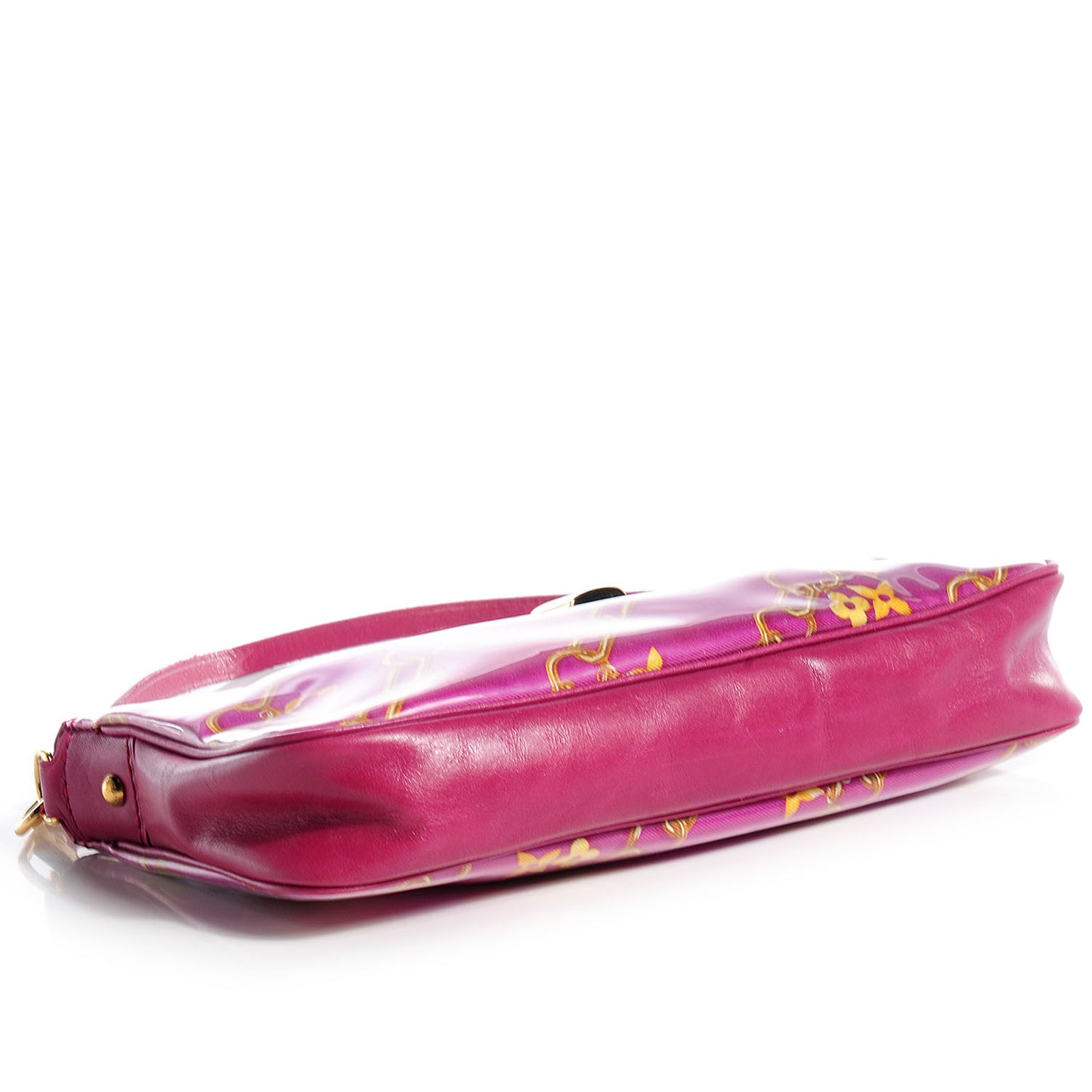 Monogram Charms Pochette Accessories Fuchsia