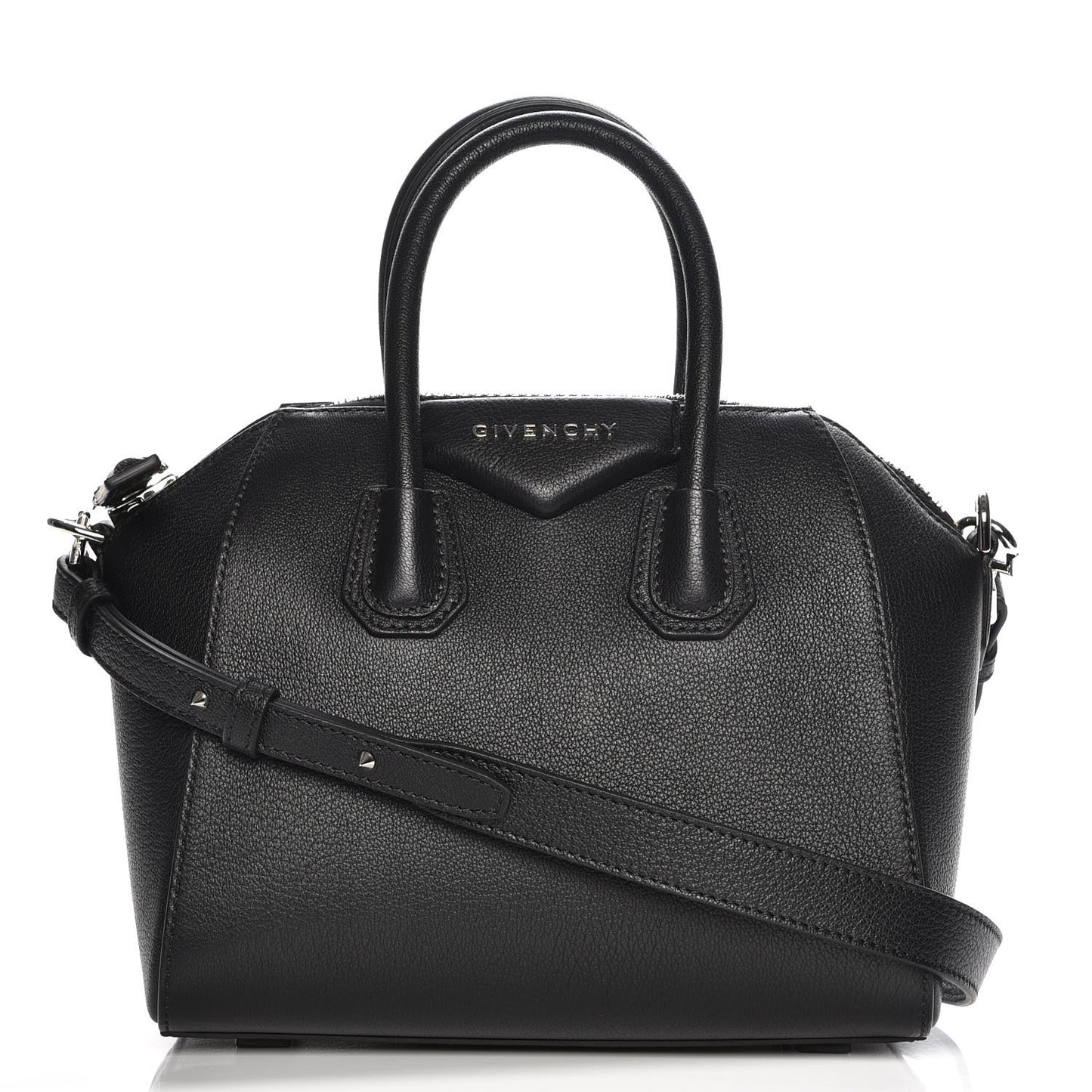 Sugar Goatskin Mini Antigona Black