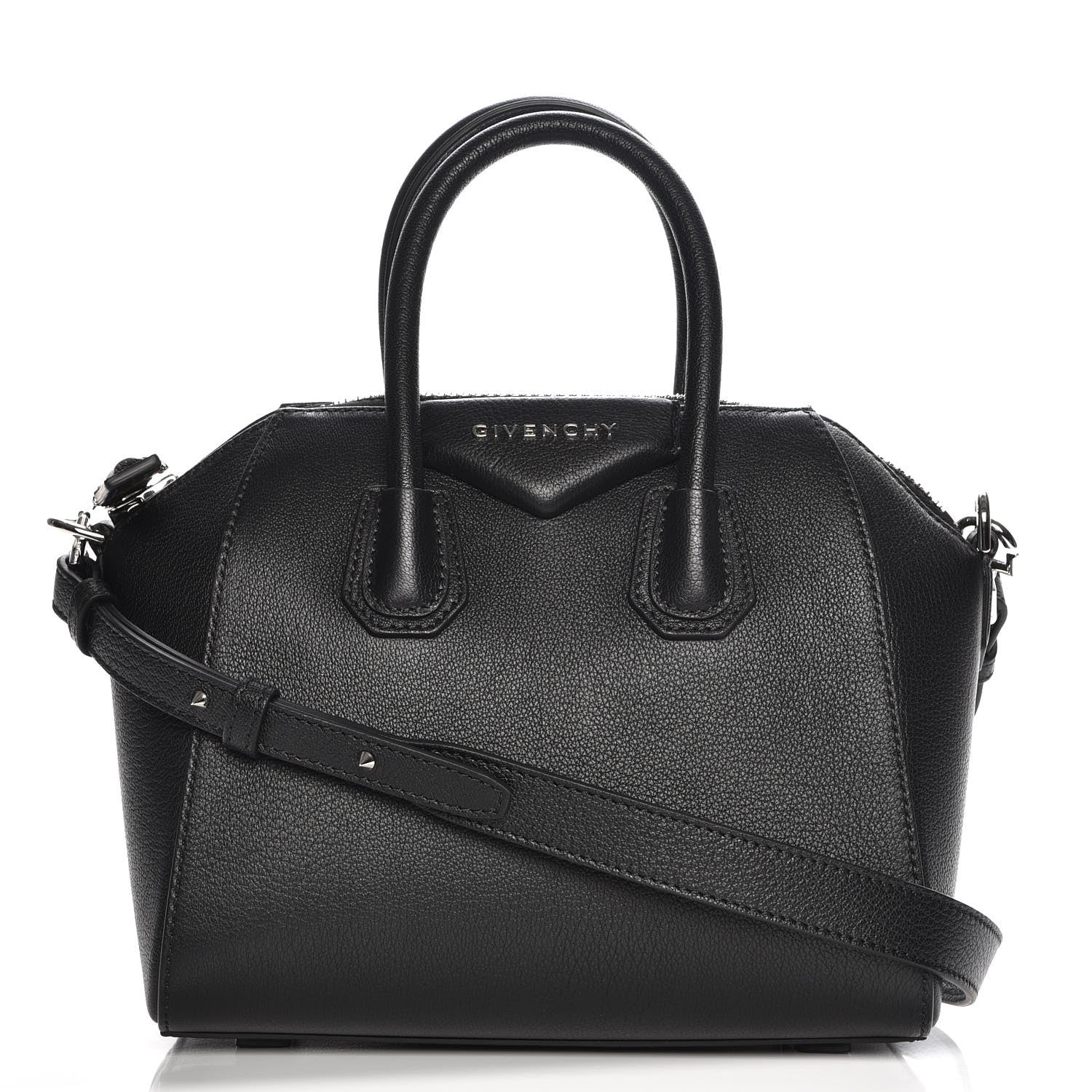 Givenchy Sugar Goatskin Mini Antigona Black 1 of 8