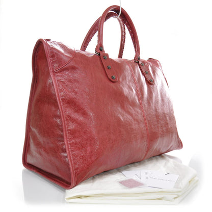 Balenciaga Agneau Weekender Sang 2 of 10