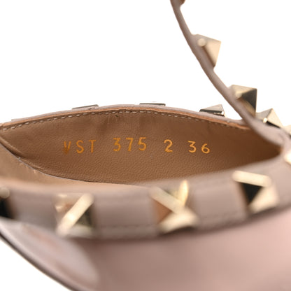 Valentino Garavani Patent Rockstud Ankle Strap 65mm Pumps 36 Water Rose Poudre 6 of 9