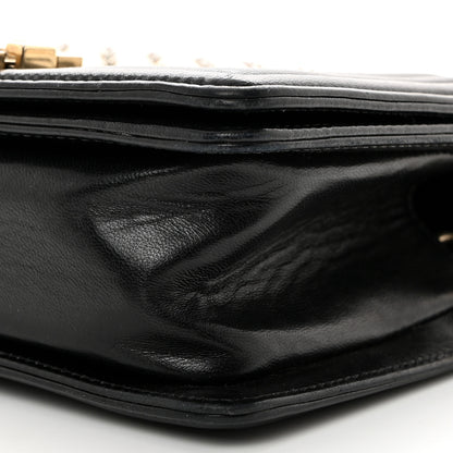 Chanel Lambskin Tile Embroidered Small Brasserie Mosaic Boy Flap Black Multicolor 10 of 10