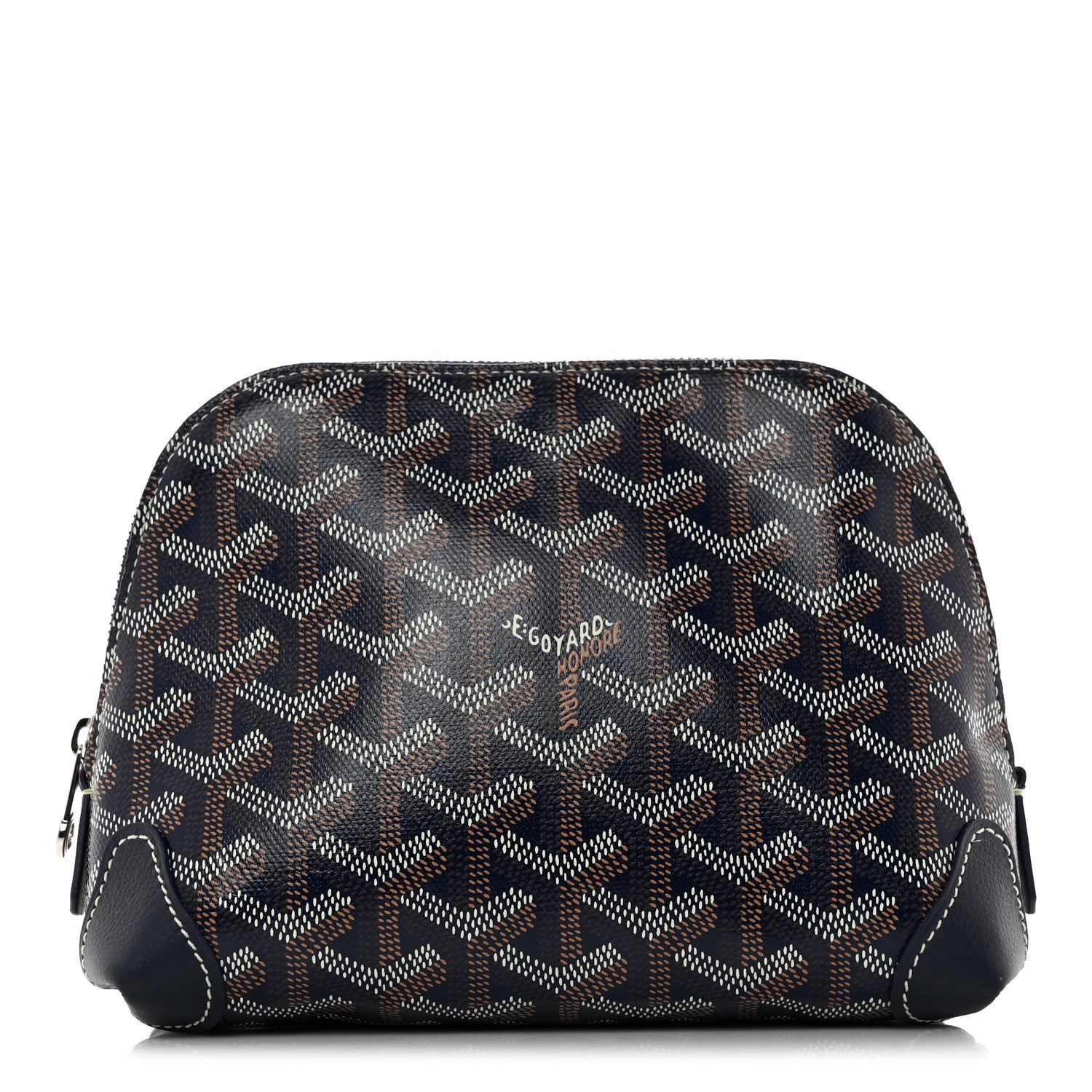 Goyard Goyardine Vendome Toiletry Pouch Navy 1 of 6