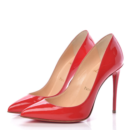 Christian Louboutin Patent Pigalle Follies 100 Pumps 35.5 Pavot 3 of 11
