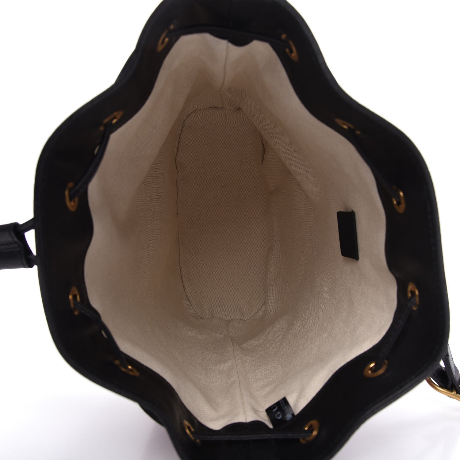 Gucci Velvet GG Monogram Textured Calfskin Web Bucket Bag Red Cipria Black 5 of 10