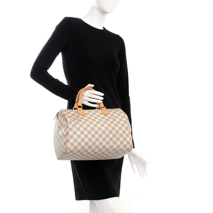 Louis Vuitton Damier Azur Speedy 30 2 of 17