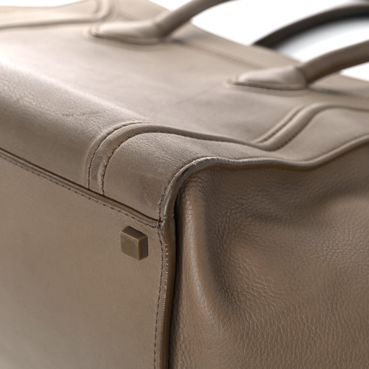 Celine Grained Calfskin Medium Phantom Luggage Taupe 21 of 26