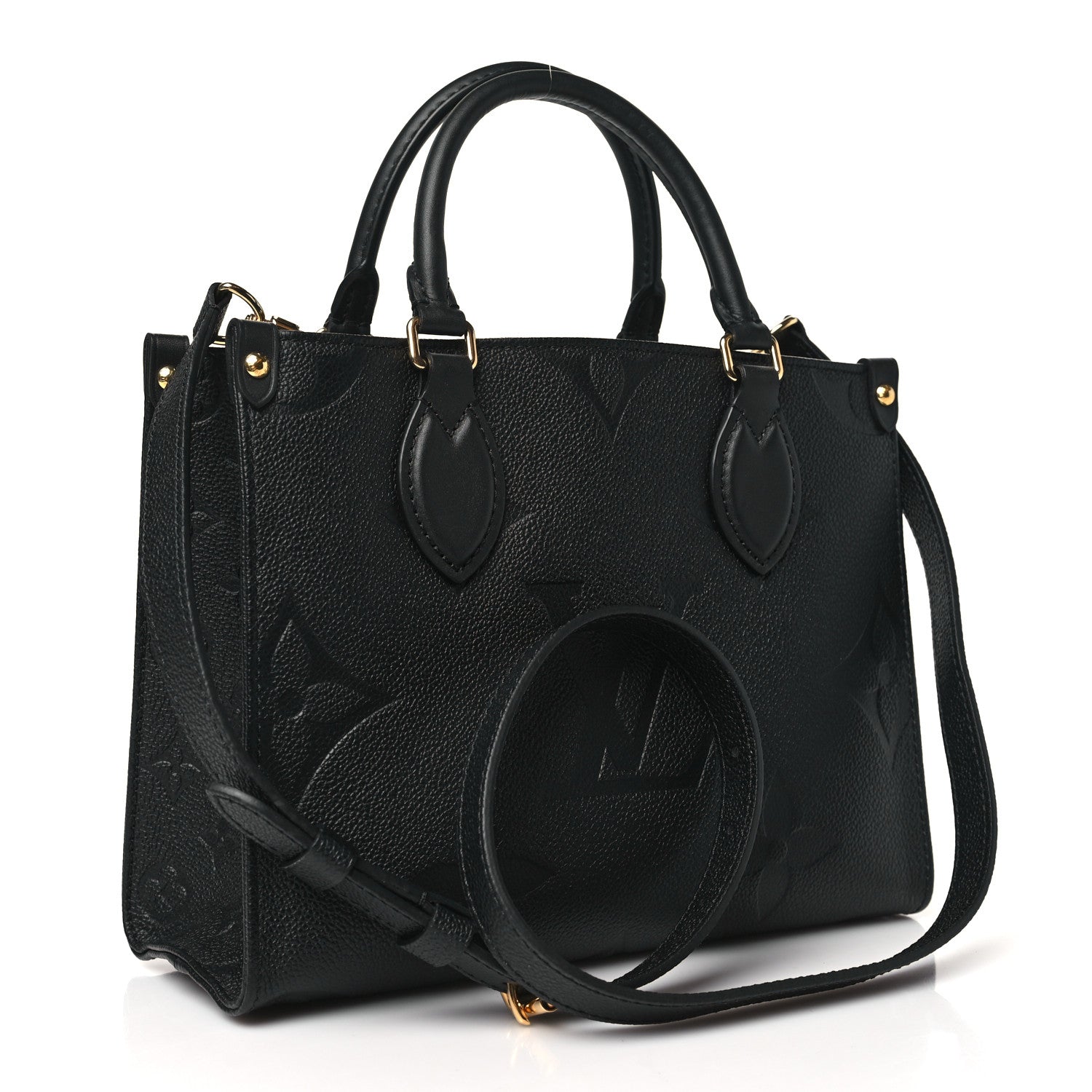 Louis Vuitton Empreinte Monogram Giant Onthego PM Black 3 of 9