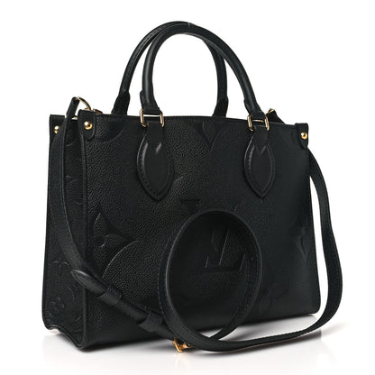 Louis Vuitton Empreinte Monogram Giant Onthego PM Black 3 of 9