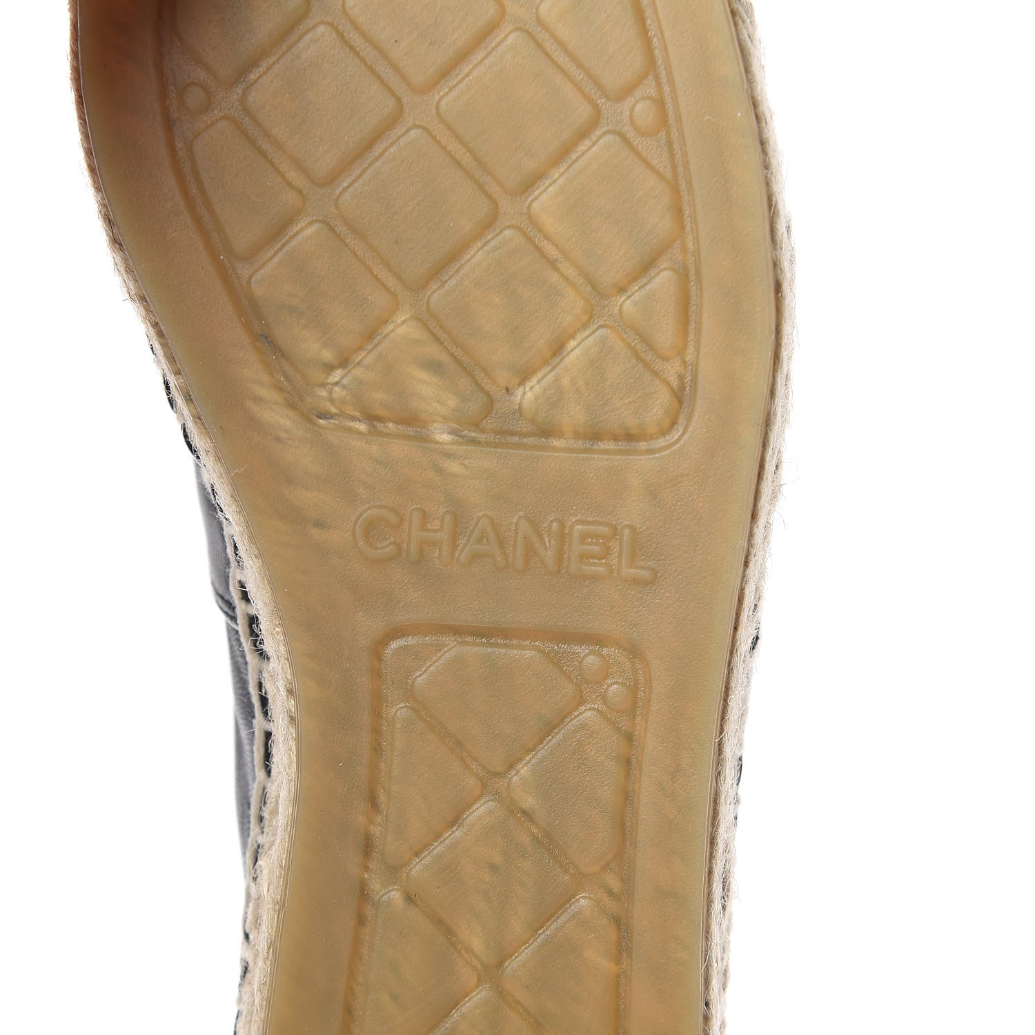 Chanel Lambskin CC Espadrilles 36 Black 7 of 11
