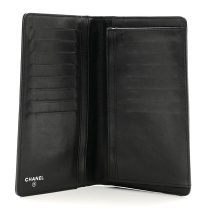 Chanel Patent Calfskin Lucky Symbols Yen Wallet Black 5 of 8