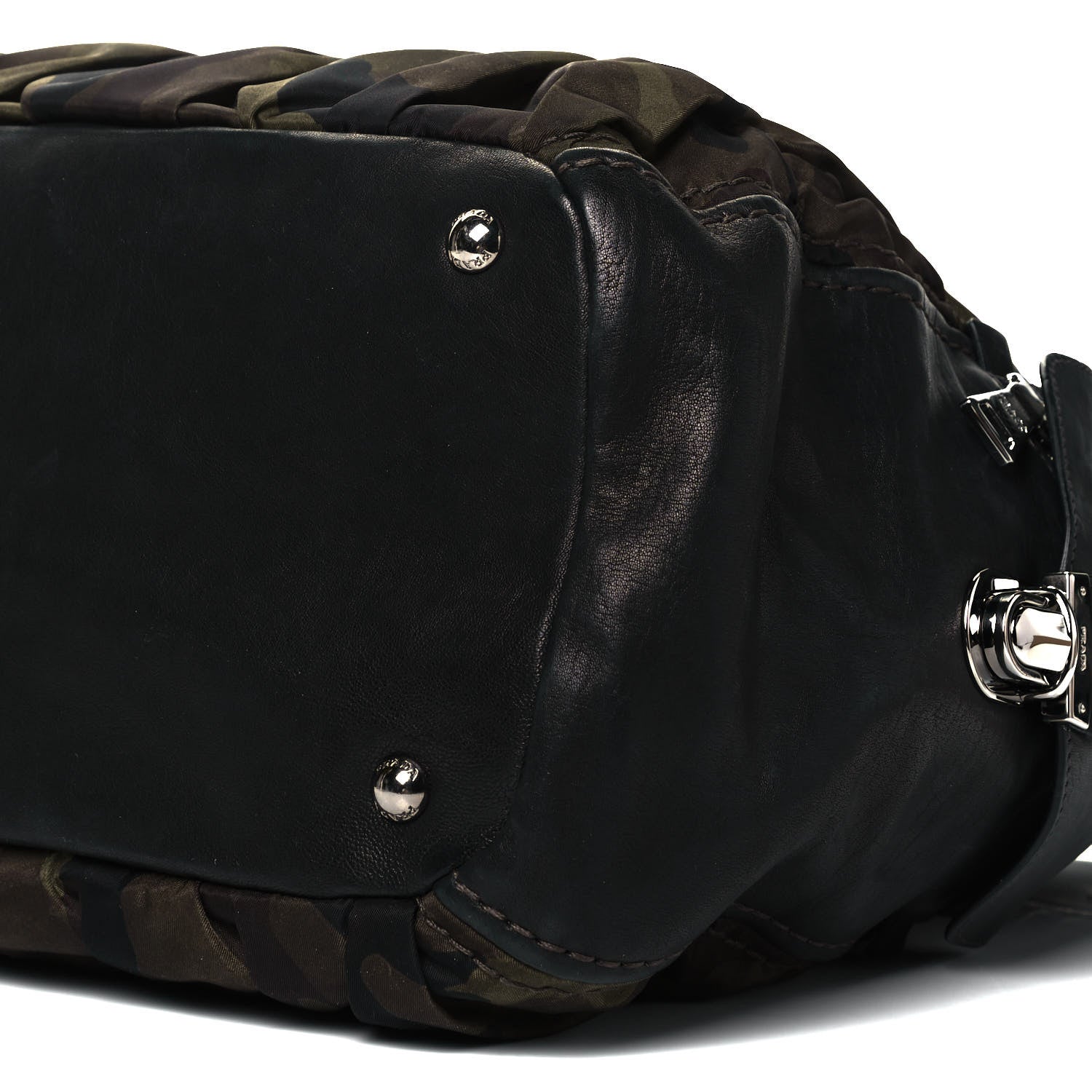 Prada Tessuto Nylon Gaufre Camouflage Tote Mimetico 9 of 10