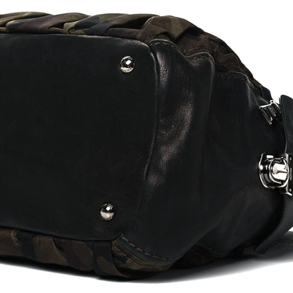 Prada Tessuto Nylon Gaufre Camouflage Tote Mimetico 9 of 10