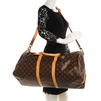 Louis Vuitton Monogram Keepall Bandouliere 55 7 of 7