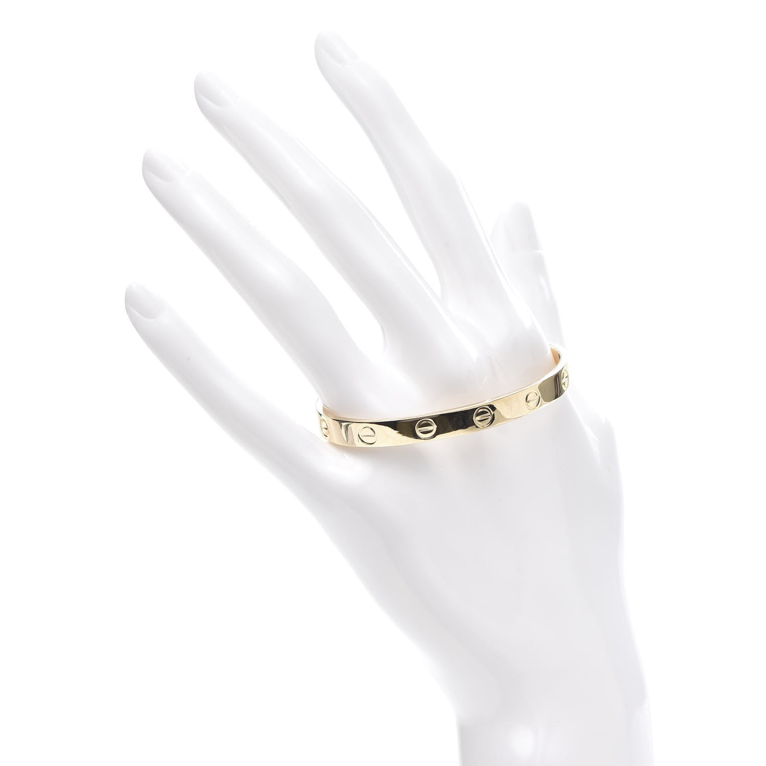 Cartier 18K Yellow Gold LOVE Cuff Bracelet 16 2 of 4