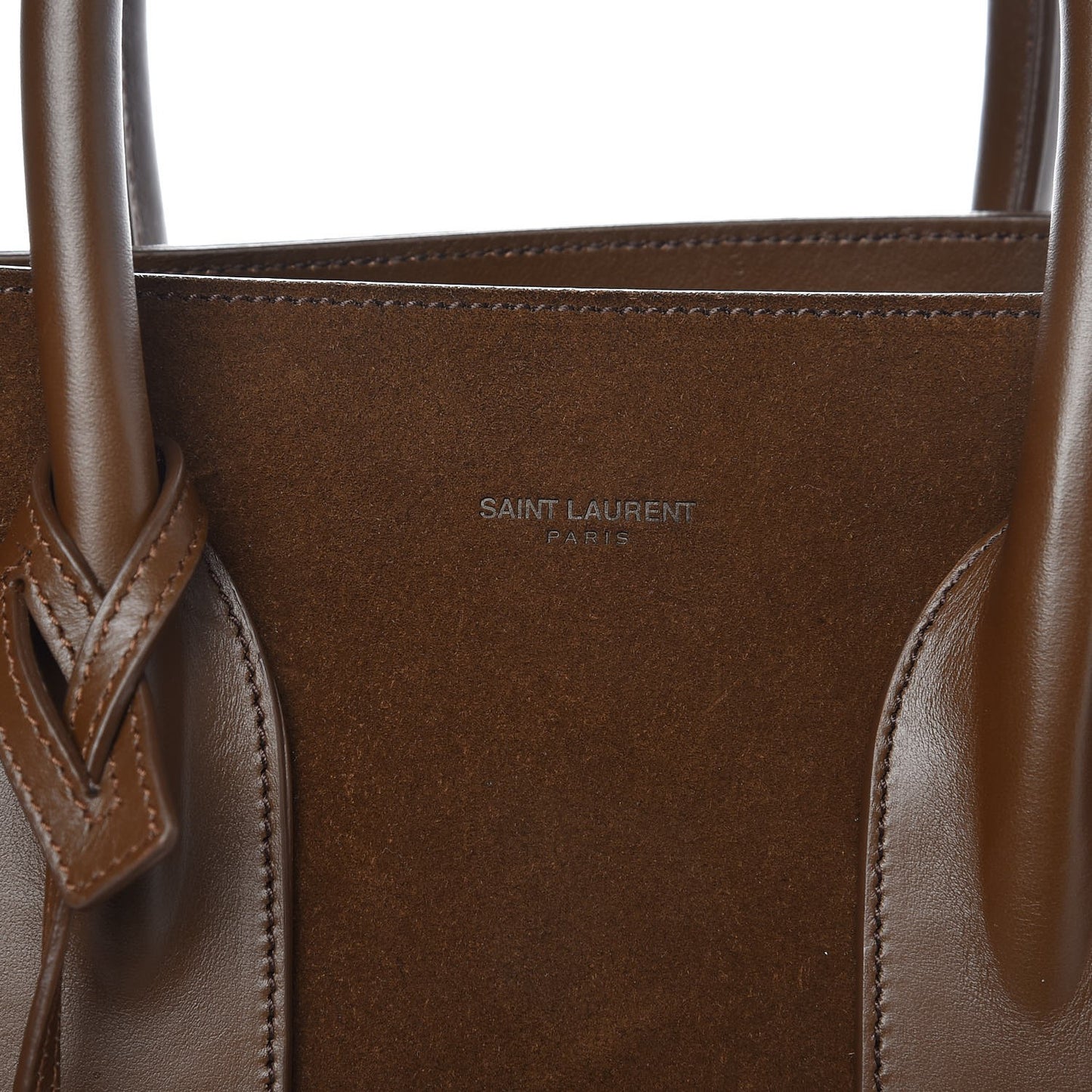Suede Calfskin Small Sac De Jour Military Brown