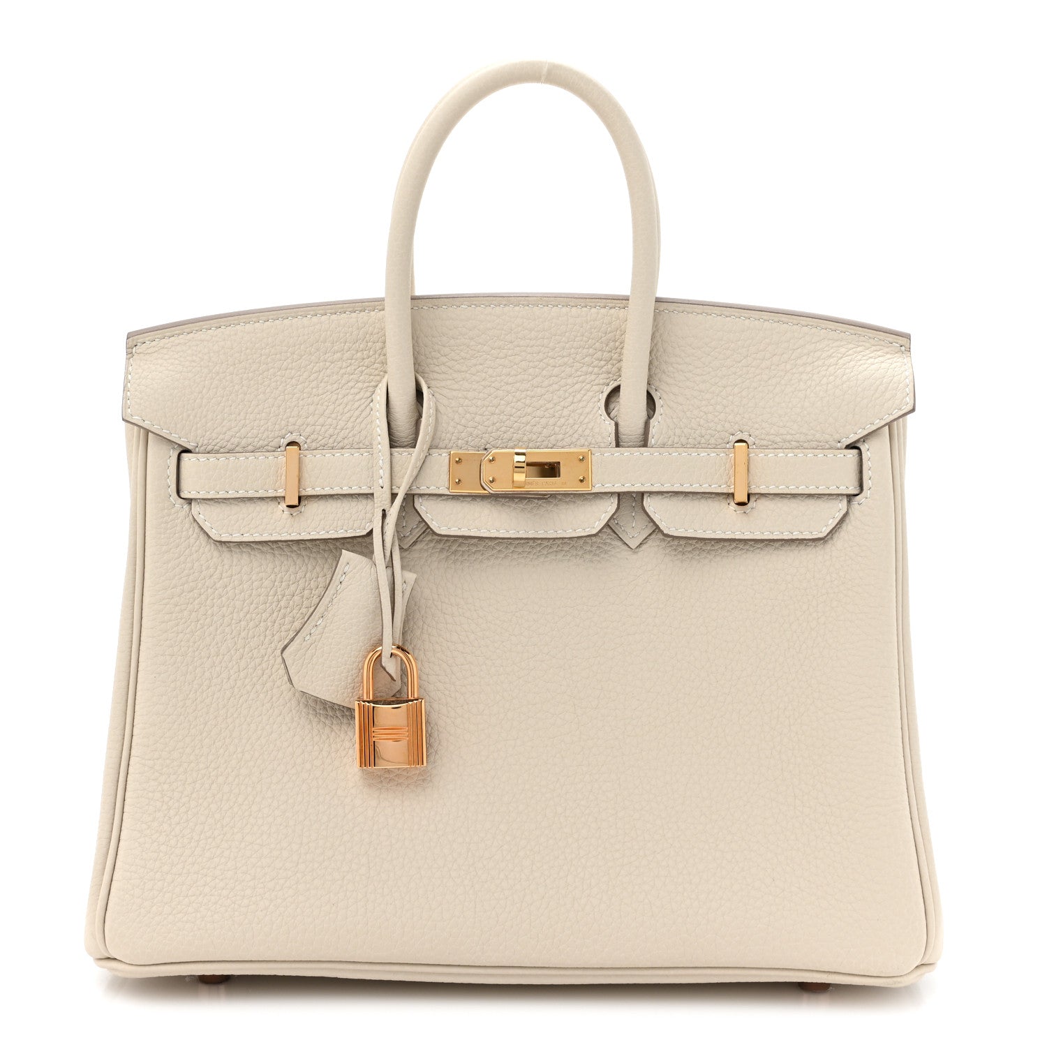 Hermes Togo Birkin 25 Craie 1 of 12