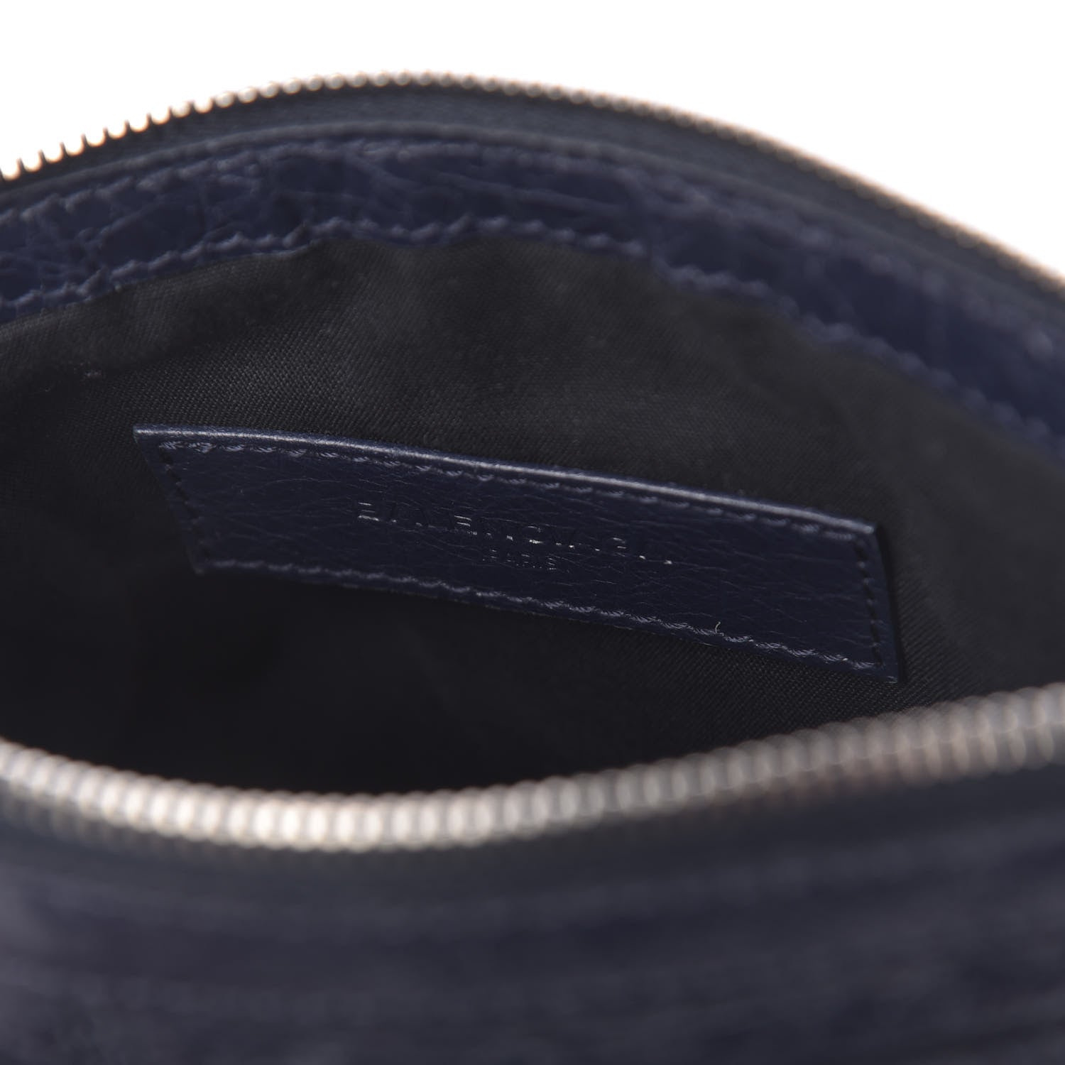 Balenciaga Agneau Arena Classic Hardware Small Clip Bleu Nuit 7 of 8