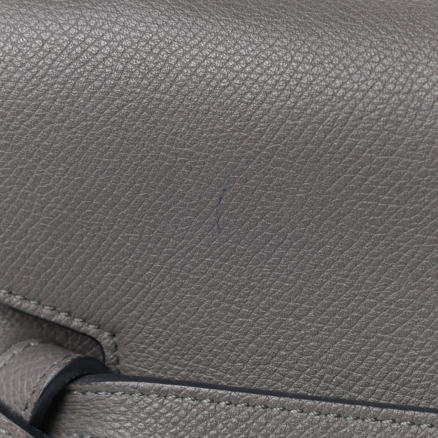 Celine Grained Calfskin Mini Belt Bag Grey 5 of 12