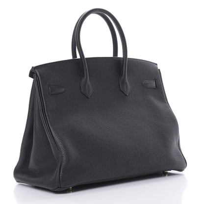 Hermes Togo Birkin 35 Black 3 of 10