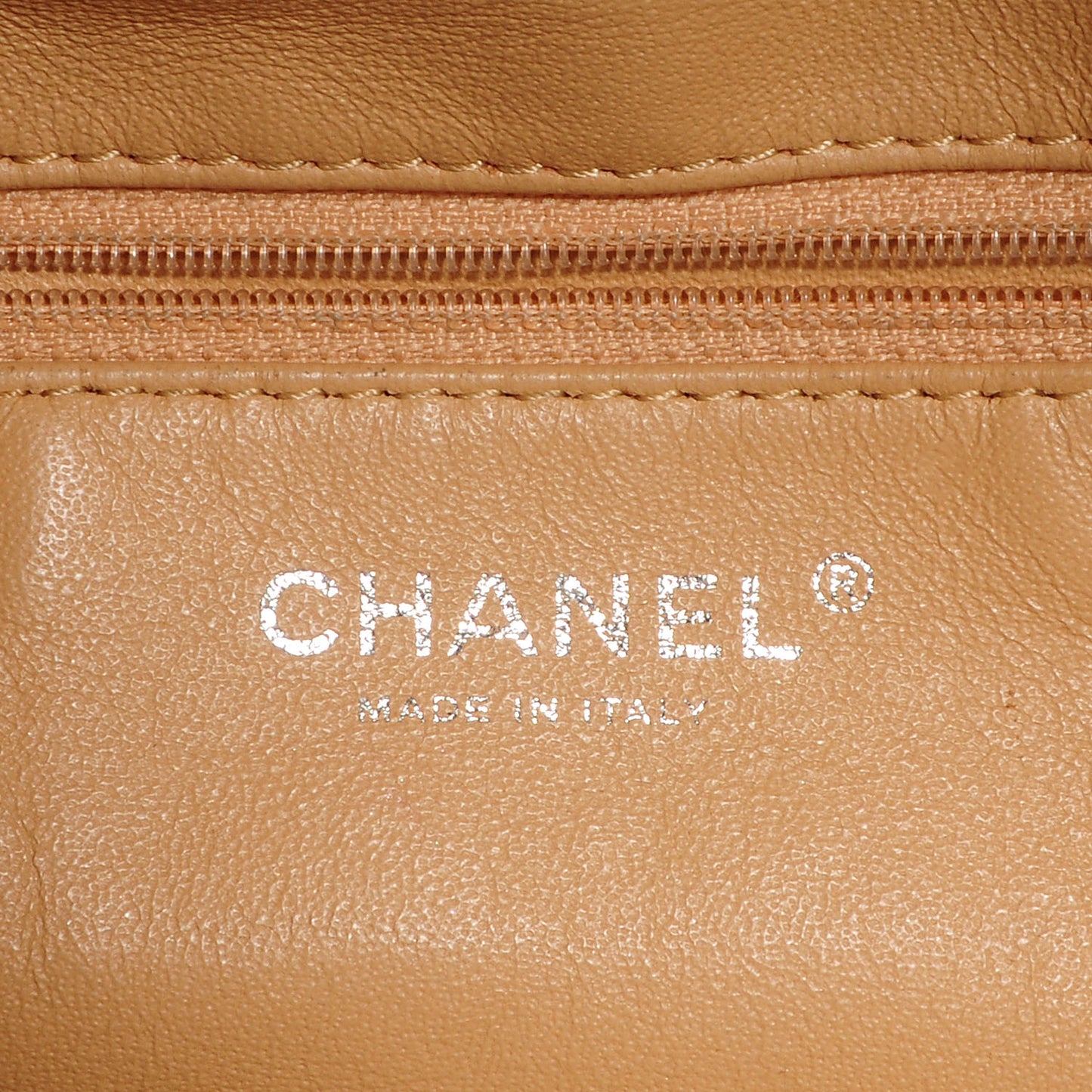 Distressed Leather Modern Chain Hobo Brown