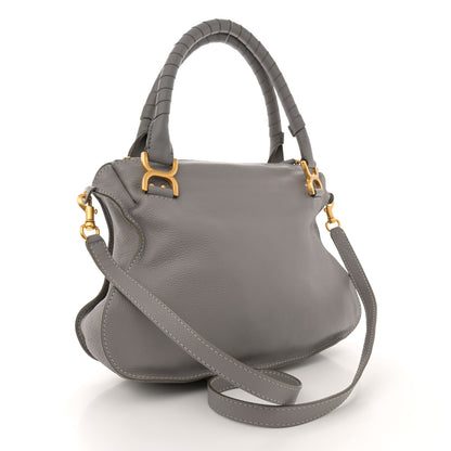 Chloe Calfskin Medium Marcie Satchel Cashmere Grey 3 of 12