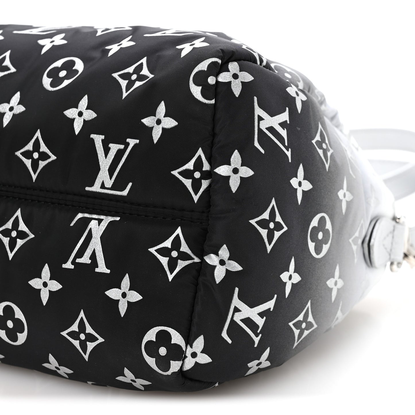 Nylon Monogram Gradient LV Snow Speedy Bandouliere 25 Frost