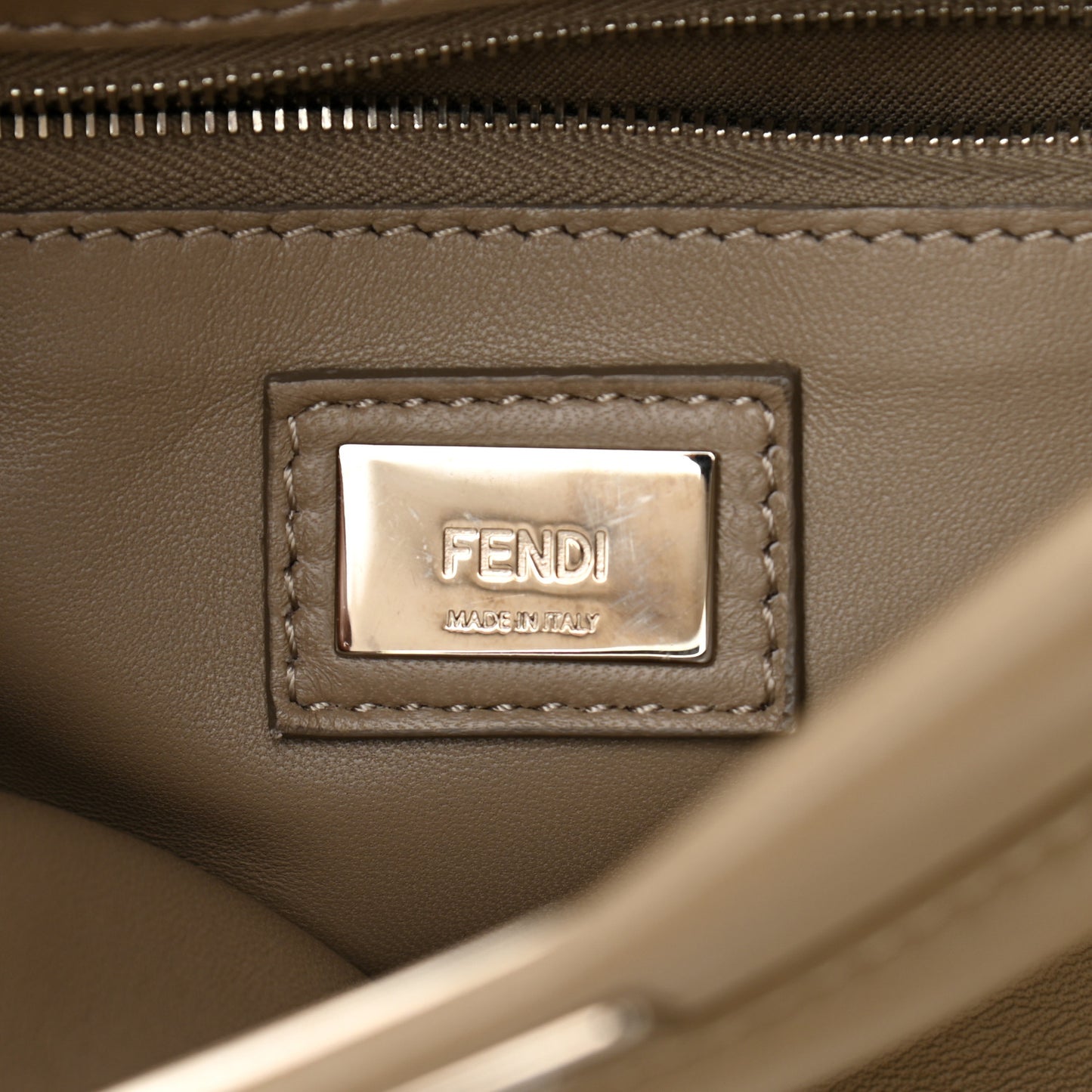 Nappa Mini Peekaboo Iconic Satchel Tortora