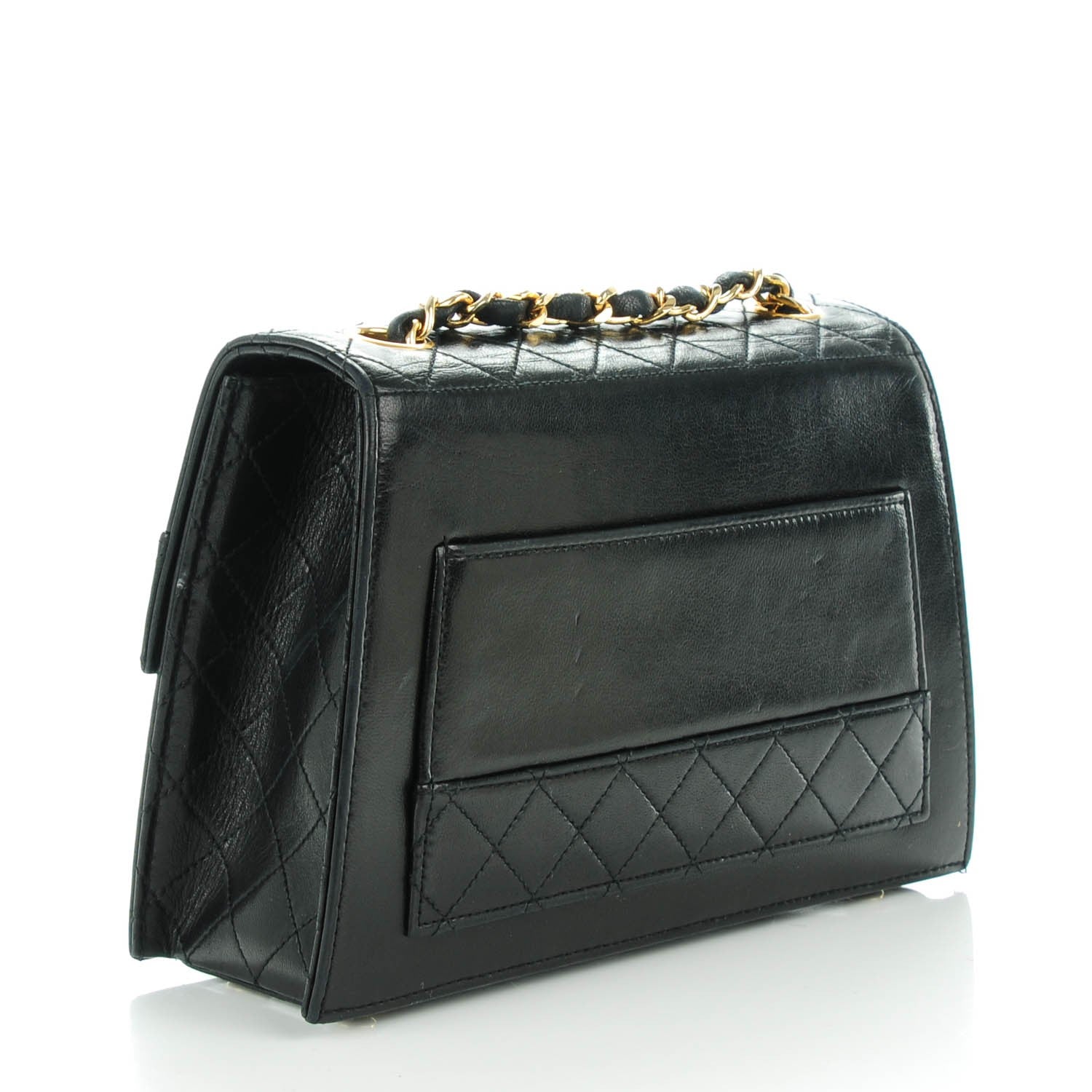 Chanel Lambskin Quilted Small Shoulder Bag Black 3 of 8