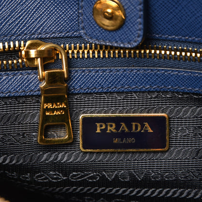 Prada Saffiano Lux Medium Tote Bluette 7 of 15