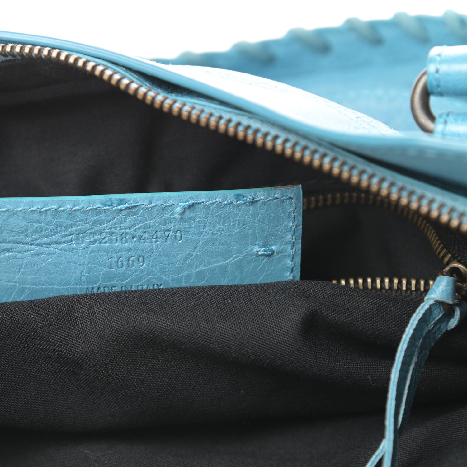 Balenciaga Agneau Classic Hardware First Bleu Indigo 7 of 10