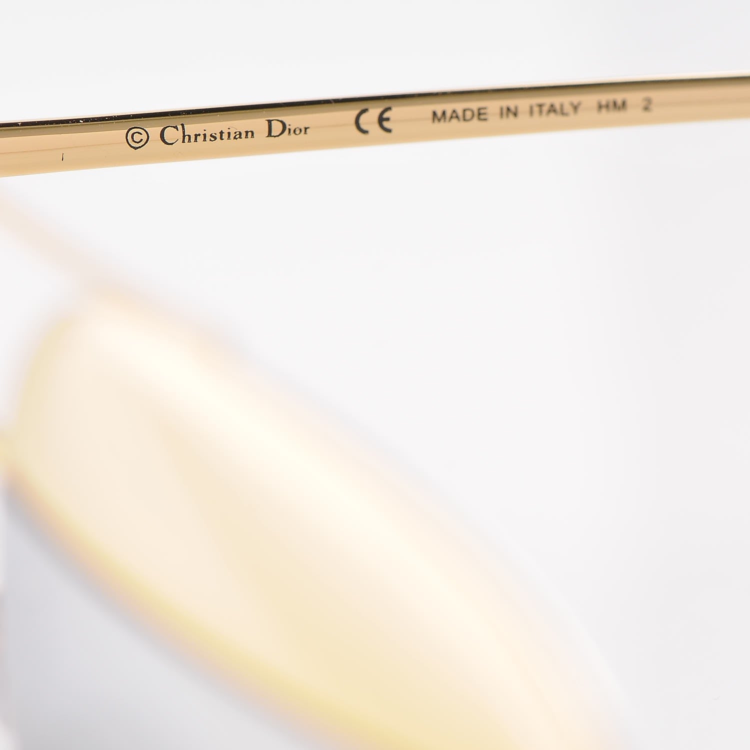 Christian Dior Split 1 Aviator Sunglasses Gold Silver 6 of 7